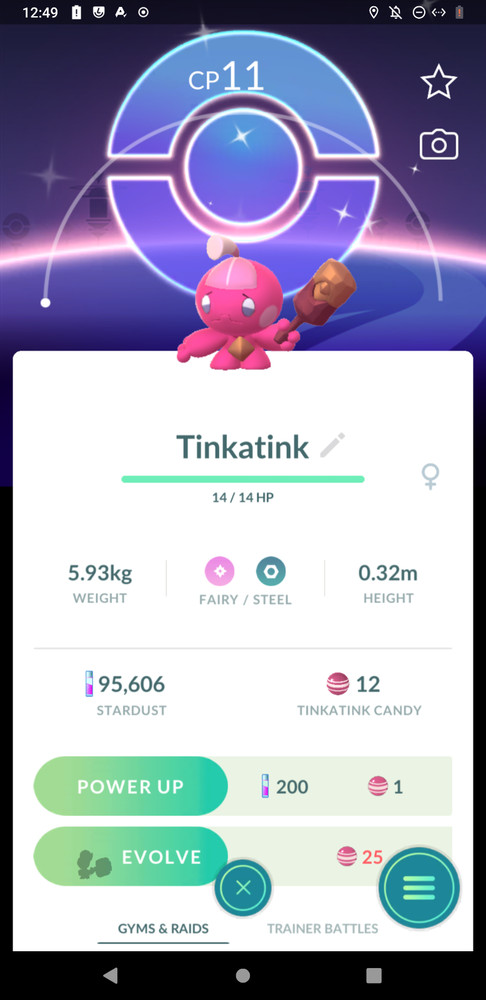Shiny Tinkatink CD Special Background | PTC | Go