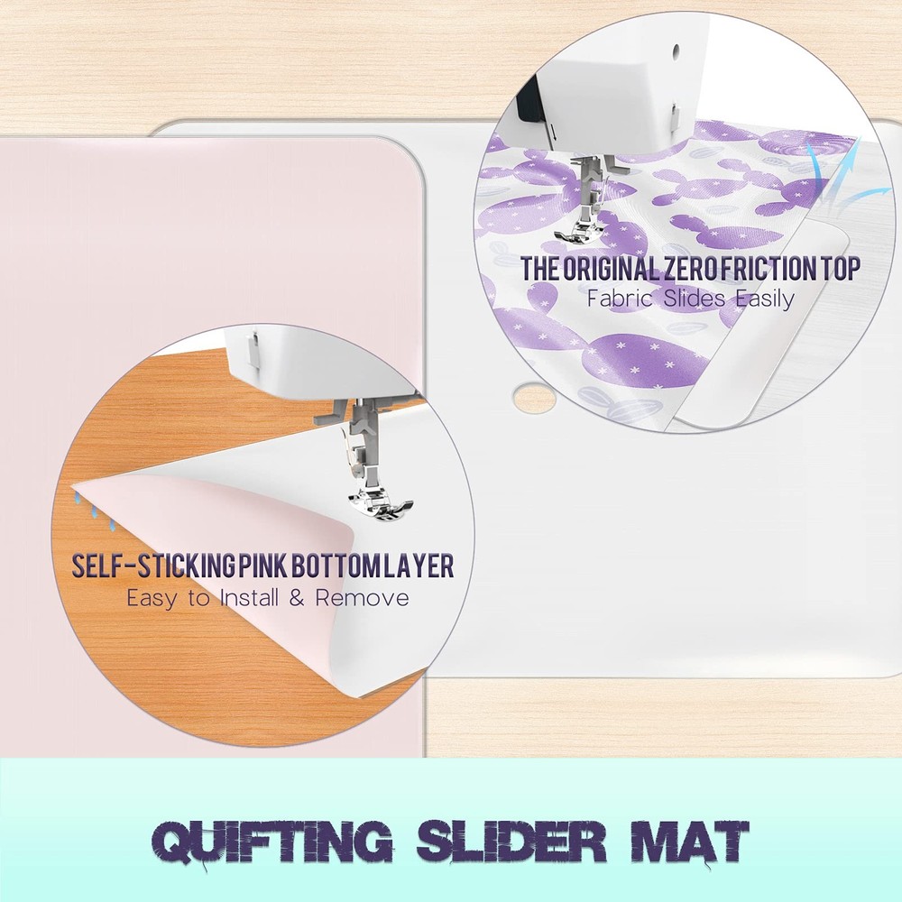 Free Motion Quilting Slider Mat 11.5x8 Inch Sewing Machine Accessory Tools