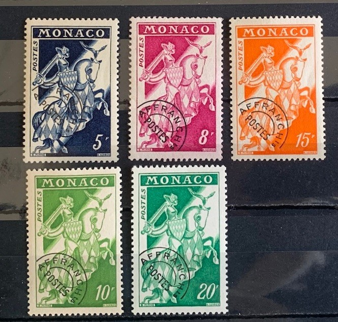 Monaco 1960 Pre -Cancelled Set Complete Used M95