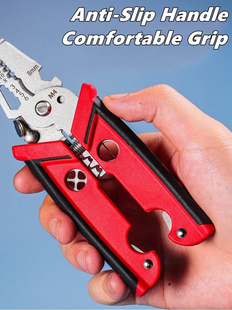 Multifunctional Electrician Pliers Wire Stripper and Crimping Tool