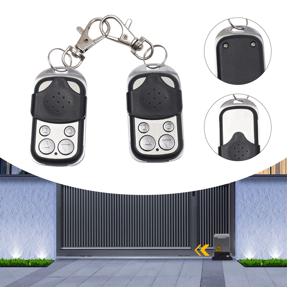 2x 433MHZ Wireless Remote Control  Electric Roll Automatic Sliding Gate Opener