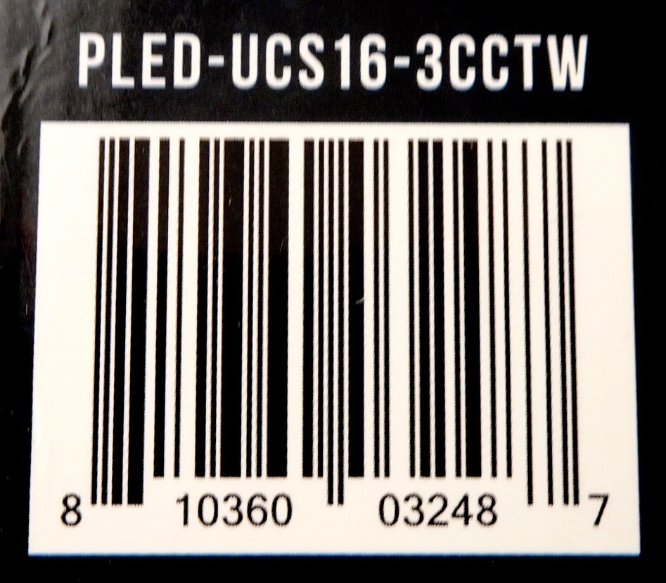 Parmida 16" Dimmable LED Under Cabinet Light With Adjustable Lens Angle, NEW