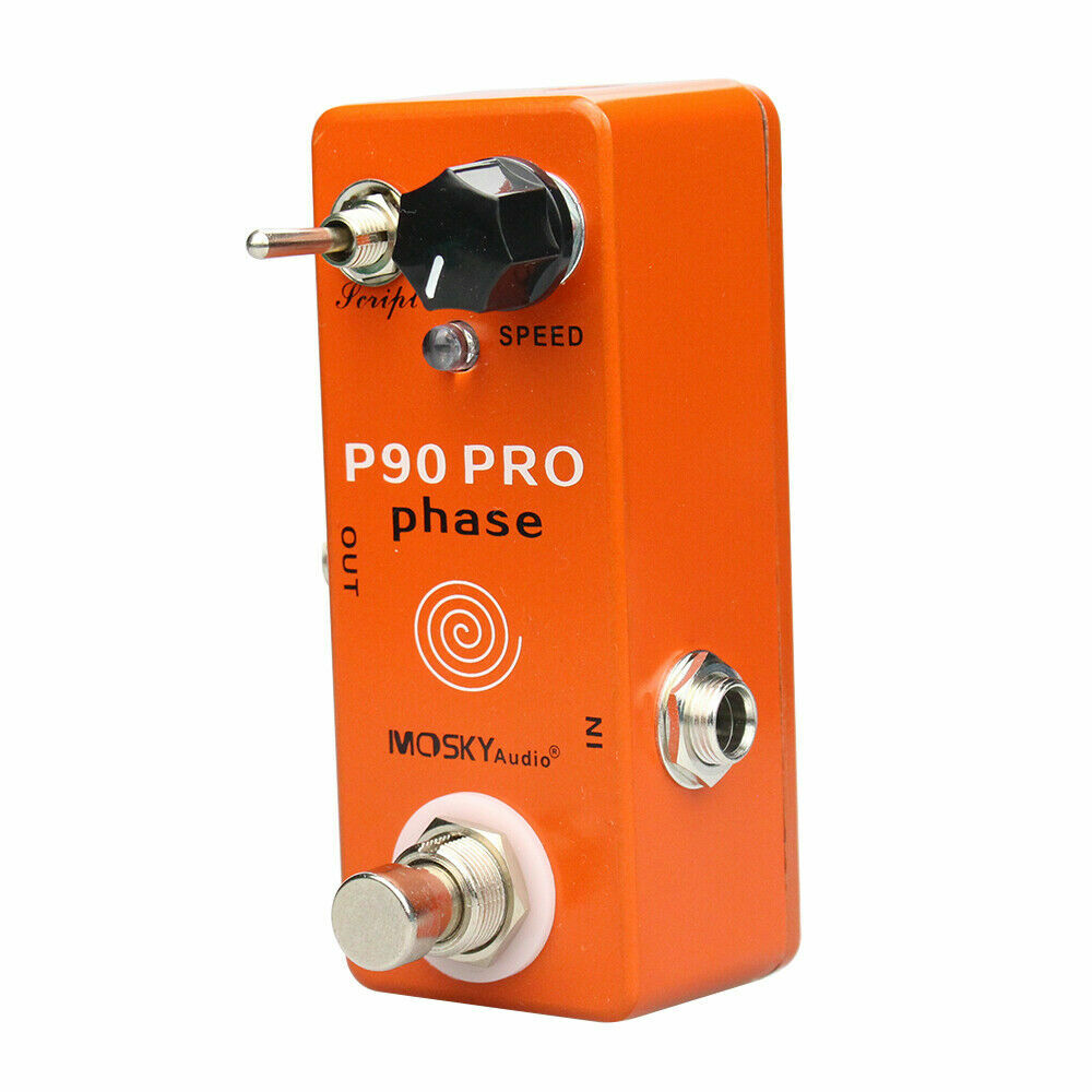 P90 PRO Phase Mosky Guitar Effects Pedal Script Phaser Shifter True Bypass