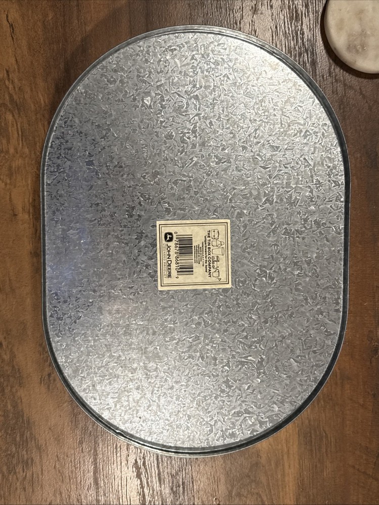 John Deer Serving Tray with Unique Design And Two Handles.