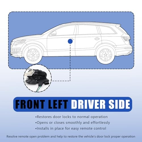 Door Lock Actuator Driver Side Compatible with 2011-2015 Ki-a Front Left
