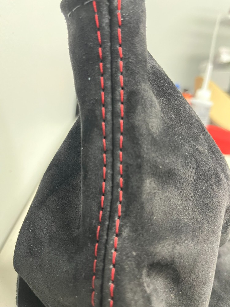 Real Charcoal Suede Shift ebrake boot cover for Corvette C6 Automatic 2005-2013