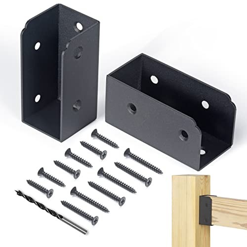 Pcs Stainless Steel Deck Railing Brackets Connectors for 2"x4" Parallel 24