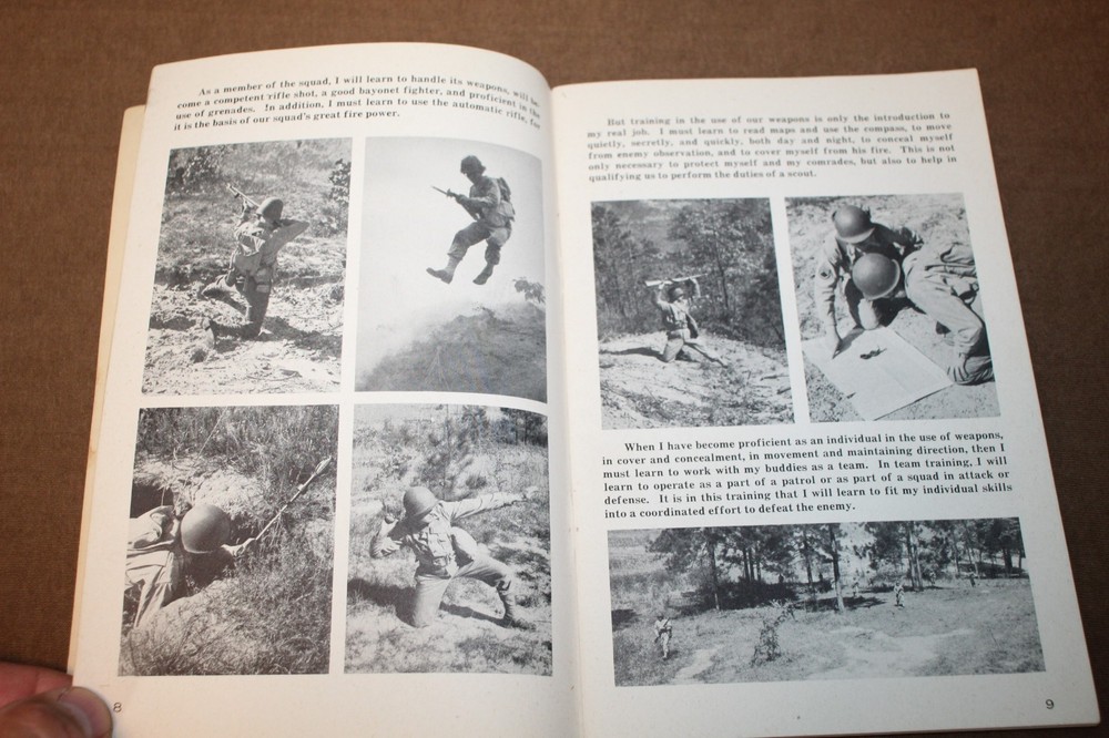 Original WW2 U.S. Army "IRTC" Infantry Training Booklet Named to GI w/Signatures