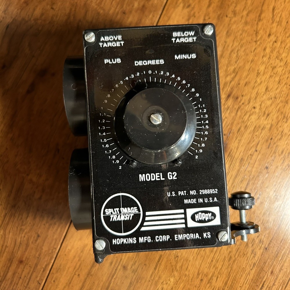 1960'S HOPPY MODEL G2 SPLIT IMAGE TRANSIT CALIBRATION SYTEM