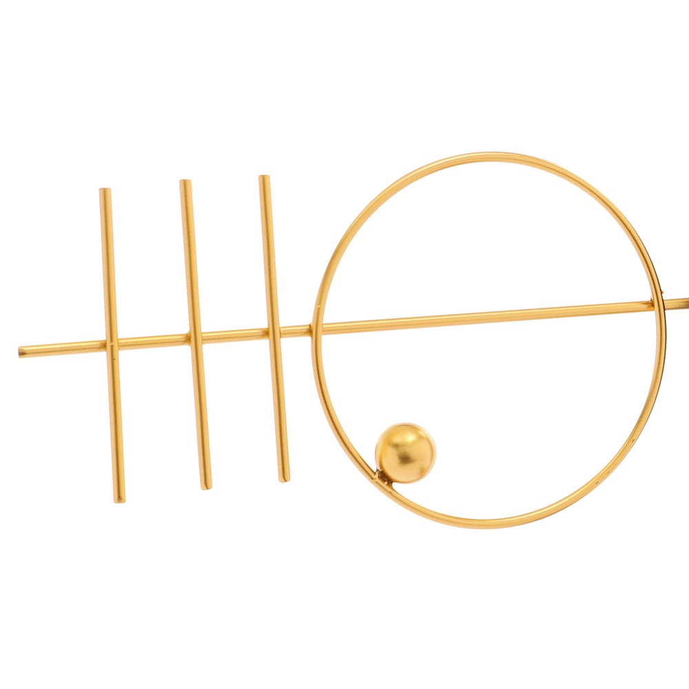 Modern Decorative Wall Clock - Silent Sweep, Elegant Metal Design