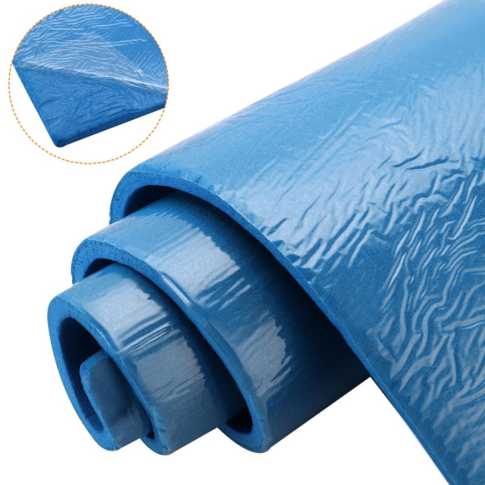 Insulation Board 6.56ft Long 1.64ft Width 0.4 Inch Thickness Blue