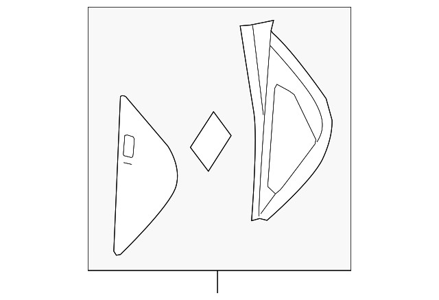 Genuine GM Urban Driver Side Instrument Panel Side Trim Panel 22961228