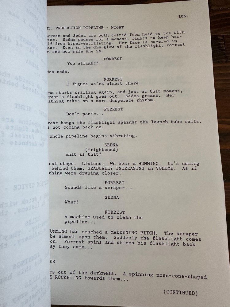 THE RAINBOW WARRIOR MOVIE ORIGINAL SCREENPLAY SCRIPT