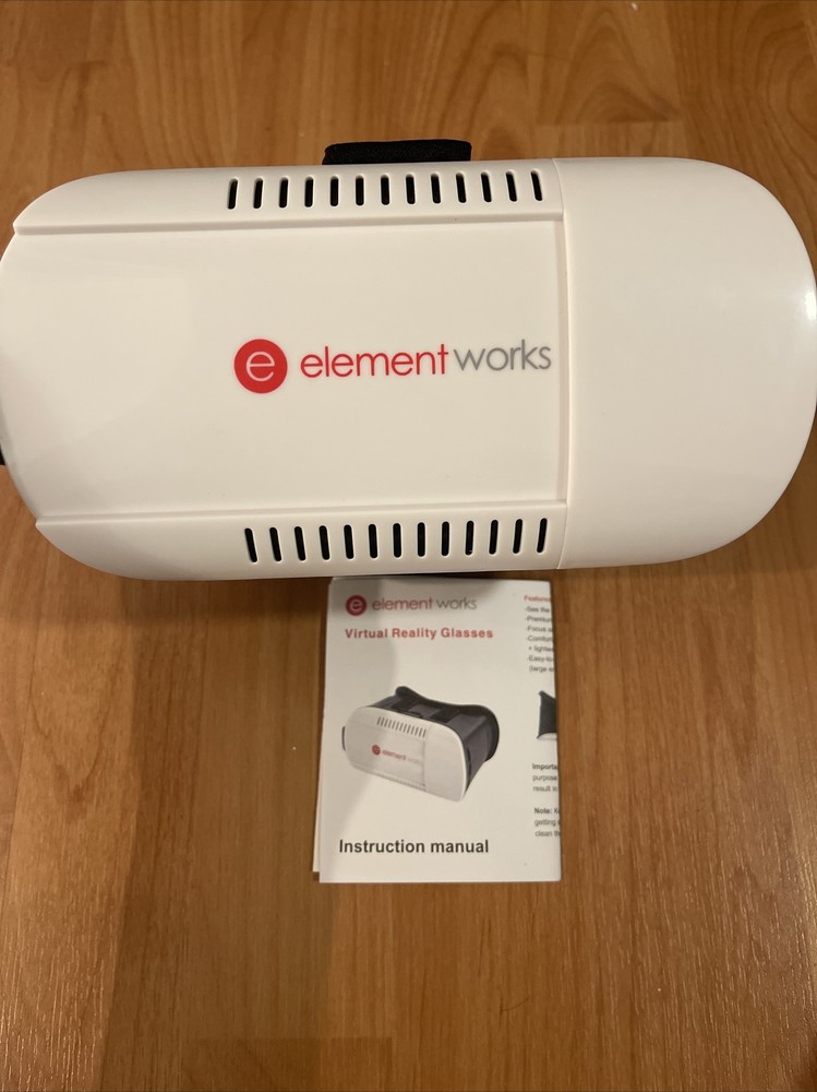 Element Works Tech Elements EW-VRHT1 Virtual Reality Headset VR Glasses Adjustab