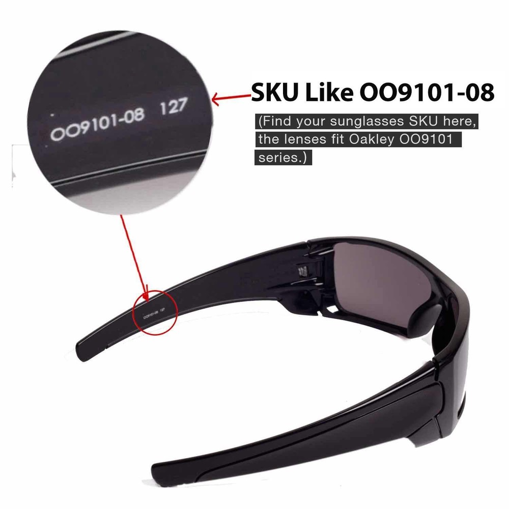 Walleva Brown Polarized Replacement Lenses For Oakley Batwolf Sunglasses