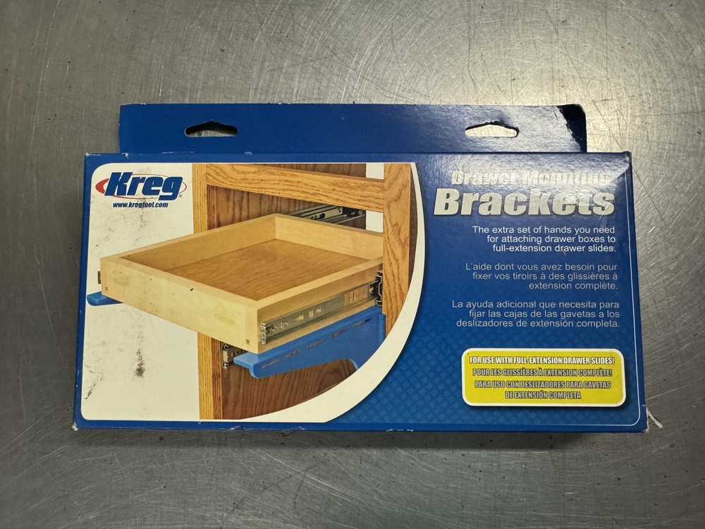 Kreg Drawer Mounting Brackets