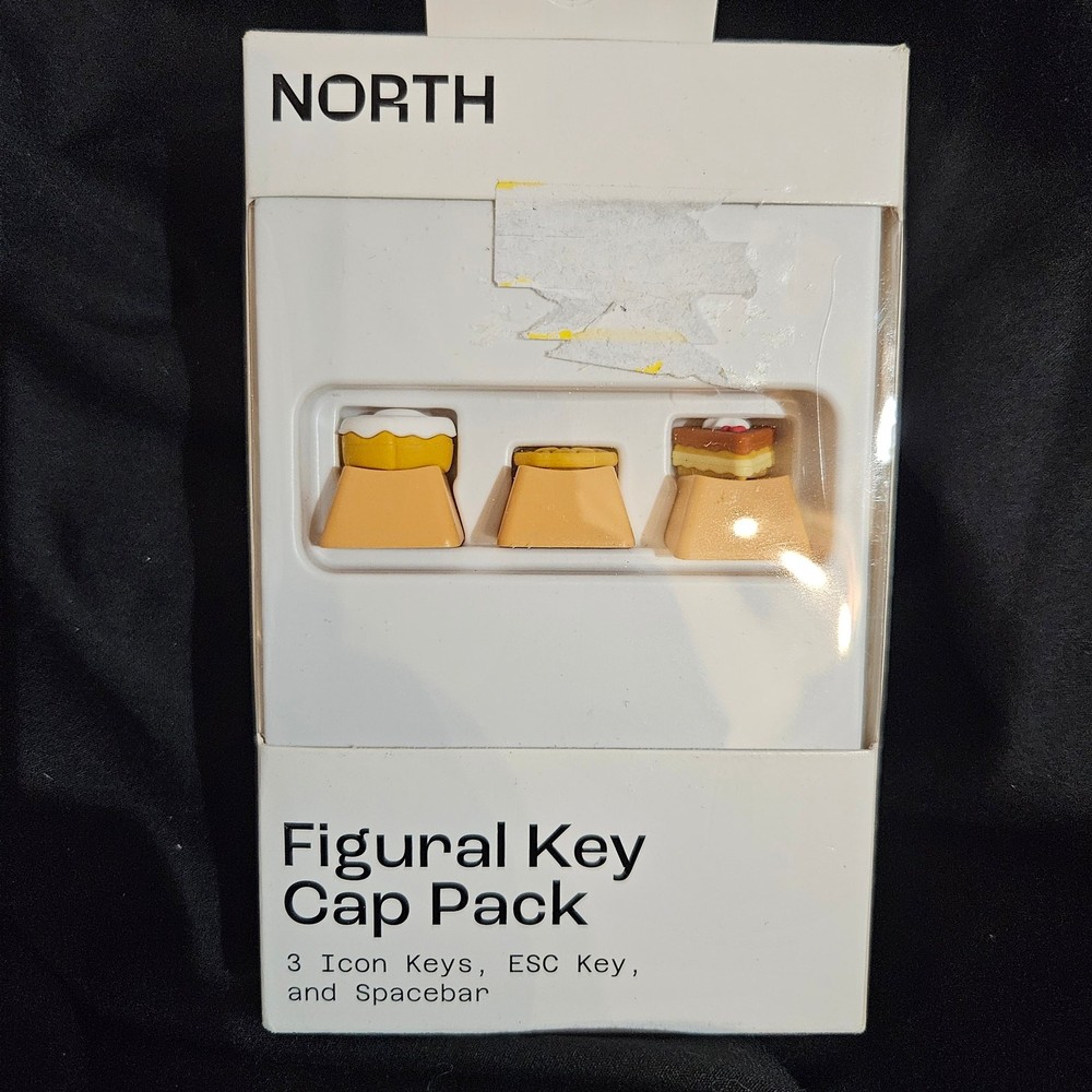 Figural Key cap pack 3 Icon Keys, Esc Key, and Spacebar