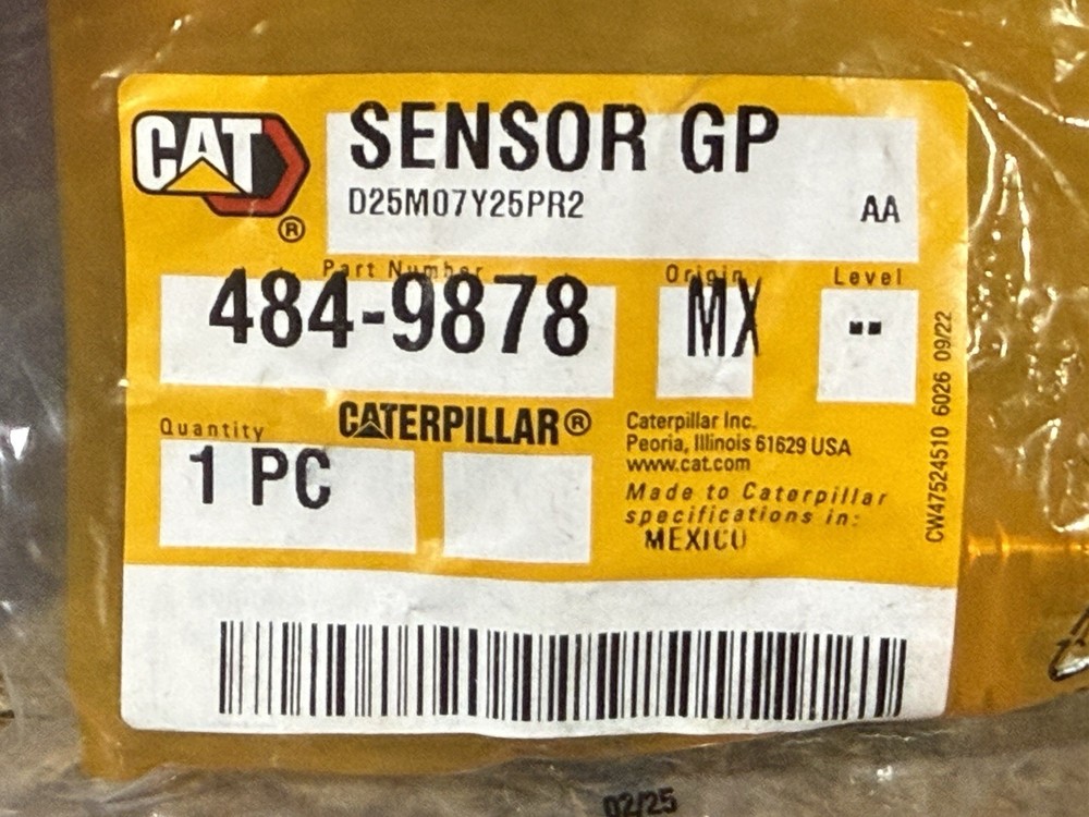 Caterpillar 484-9878 Active Pressure Sensor