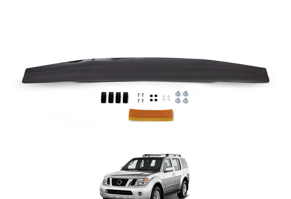Hood Deflector Guard Front Bug Shield Compatible for Nissan Pathfinder 2005-2012