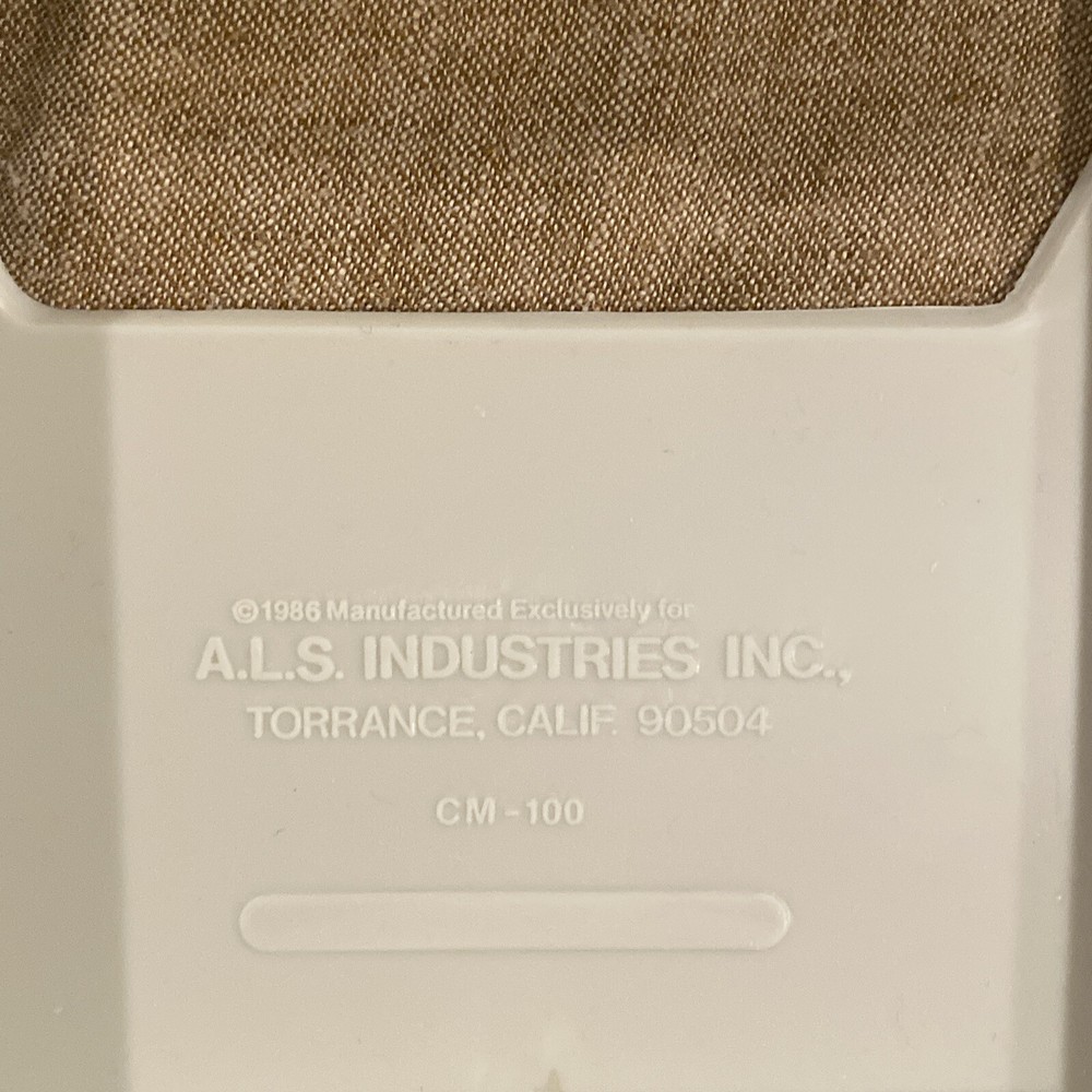 Computermate, Vintage 5.25" Floppy Disk Storage, Folding Container (Beige) 1986