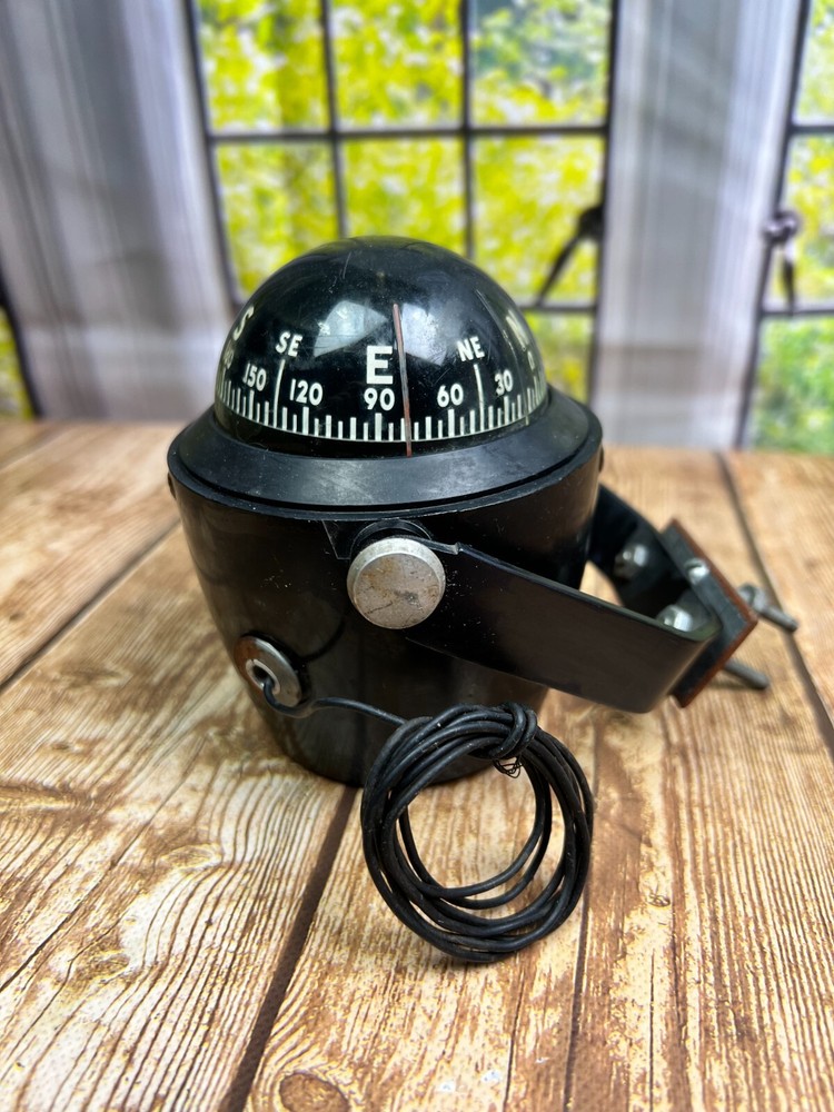 Vintage Airguide Chicago Nautical boat compass