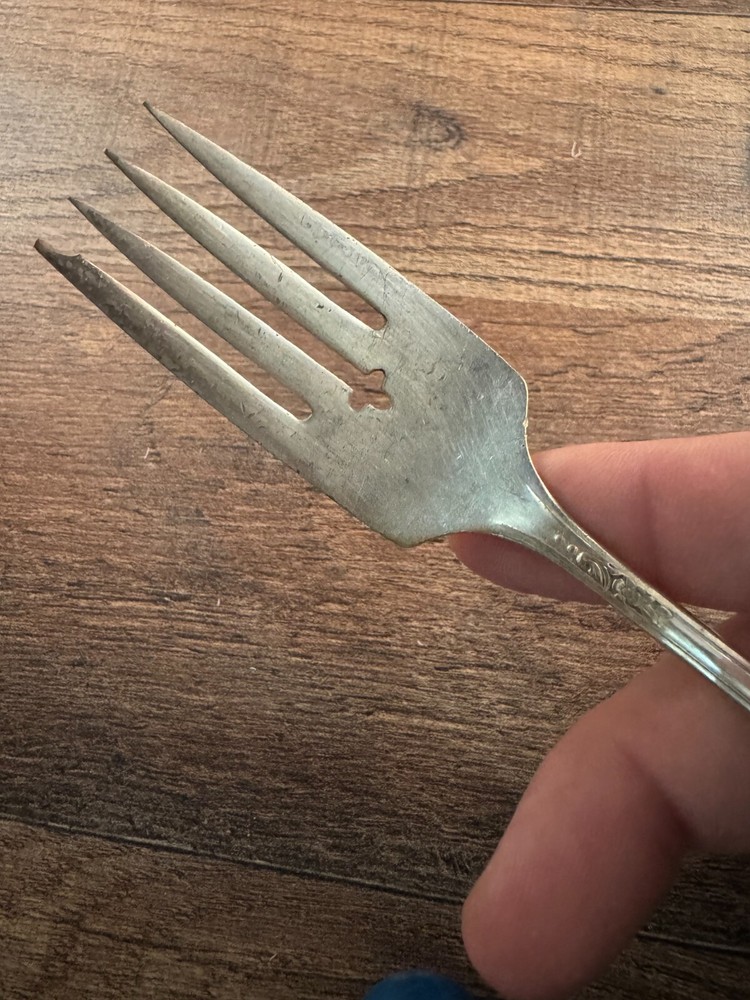 Tudor Plate Queen Bess II Salad Fork Silverplated