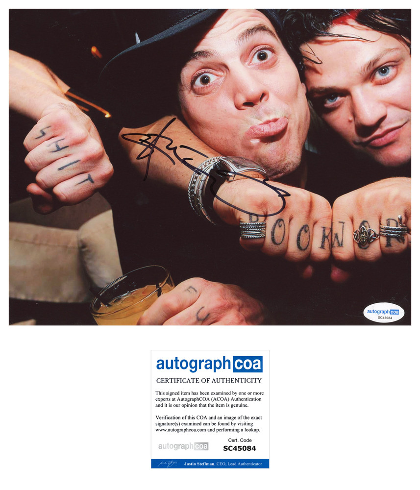 Steve-O signed photo 8x10 proof ACOA autographed Jackass