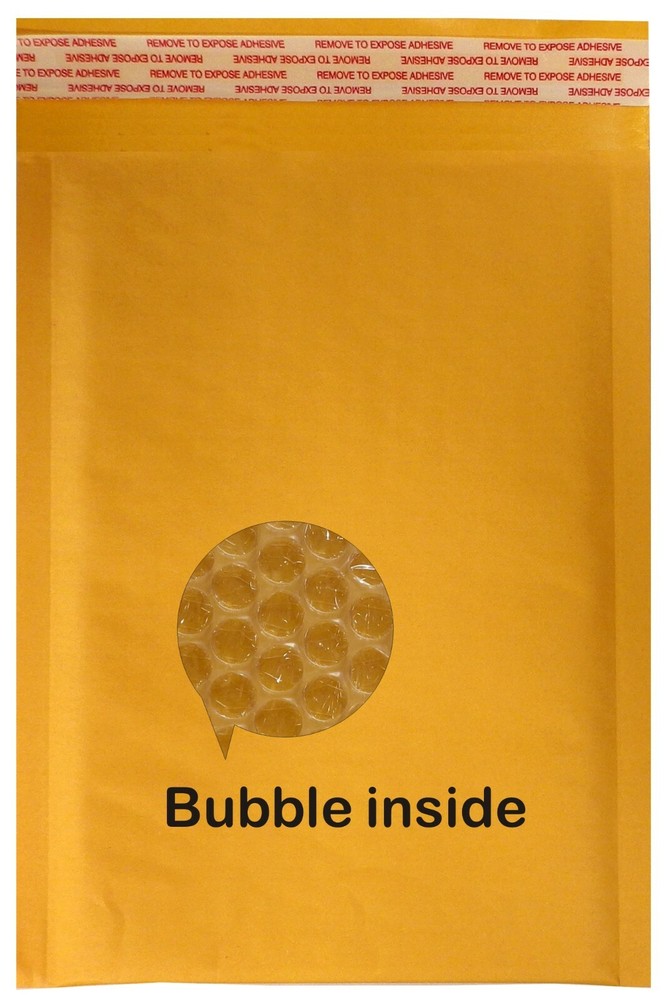 SuperPackage® 3000 #0 (Inner 6x9) Kraft Bubble Mailers Padded Envelopes