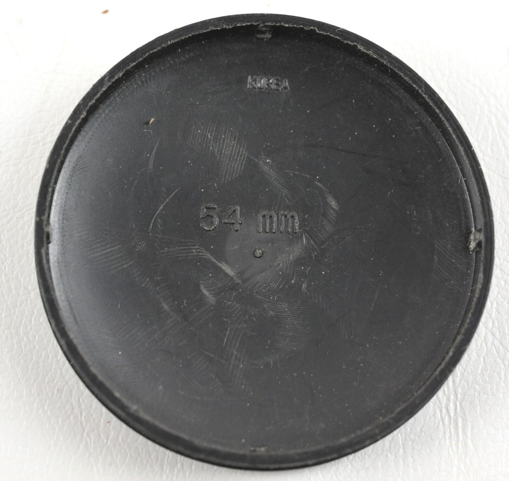 54 mm Hard Plastic lens cap