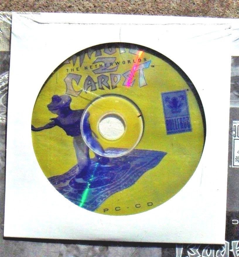Magic Carpet 2 1995 PC Computer Software Vintage Netherworlds Adventure Game New