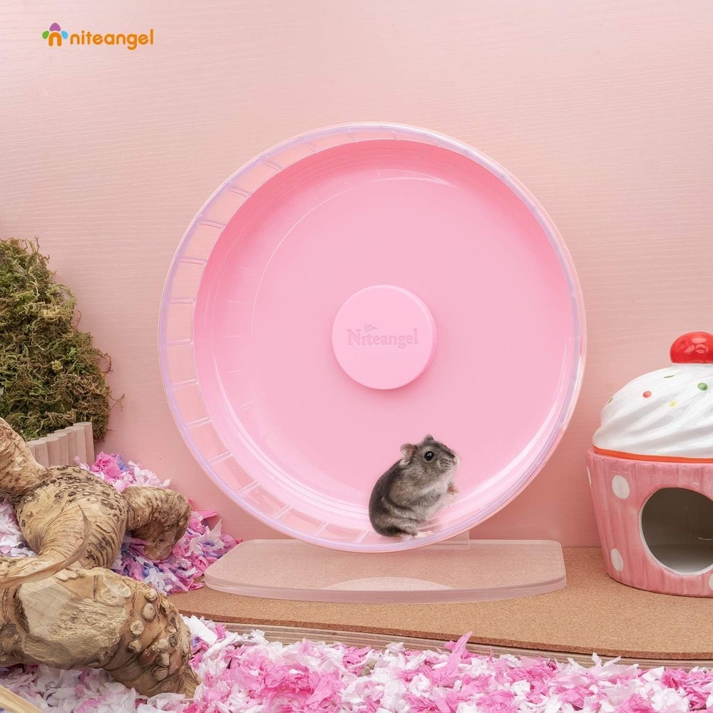 Quiet Spinner Hamster Wheel for Small Animals - Adjustable and Durable Elements
