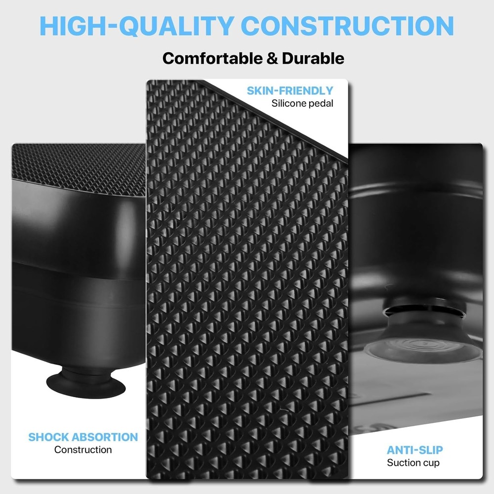 Remote-Controlled Vibration Plate - 99 Adjustable Speeds for Targeted Workouts