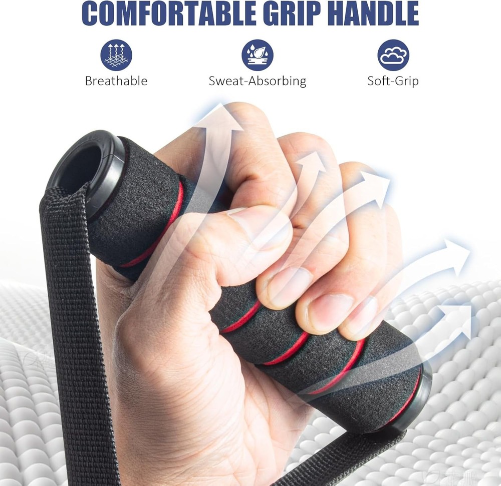 2 Pack Exercise Handles, Gym Handle Equipment for Cable Machine Attachments