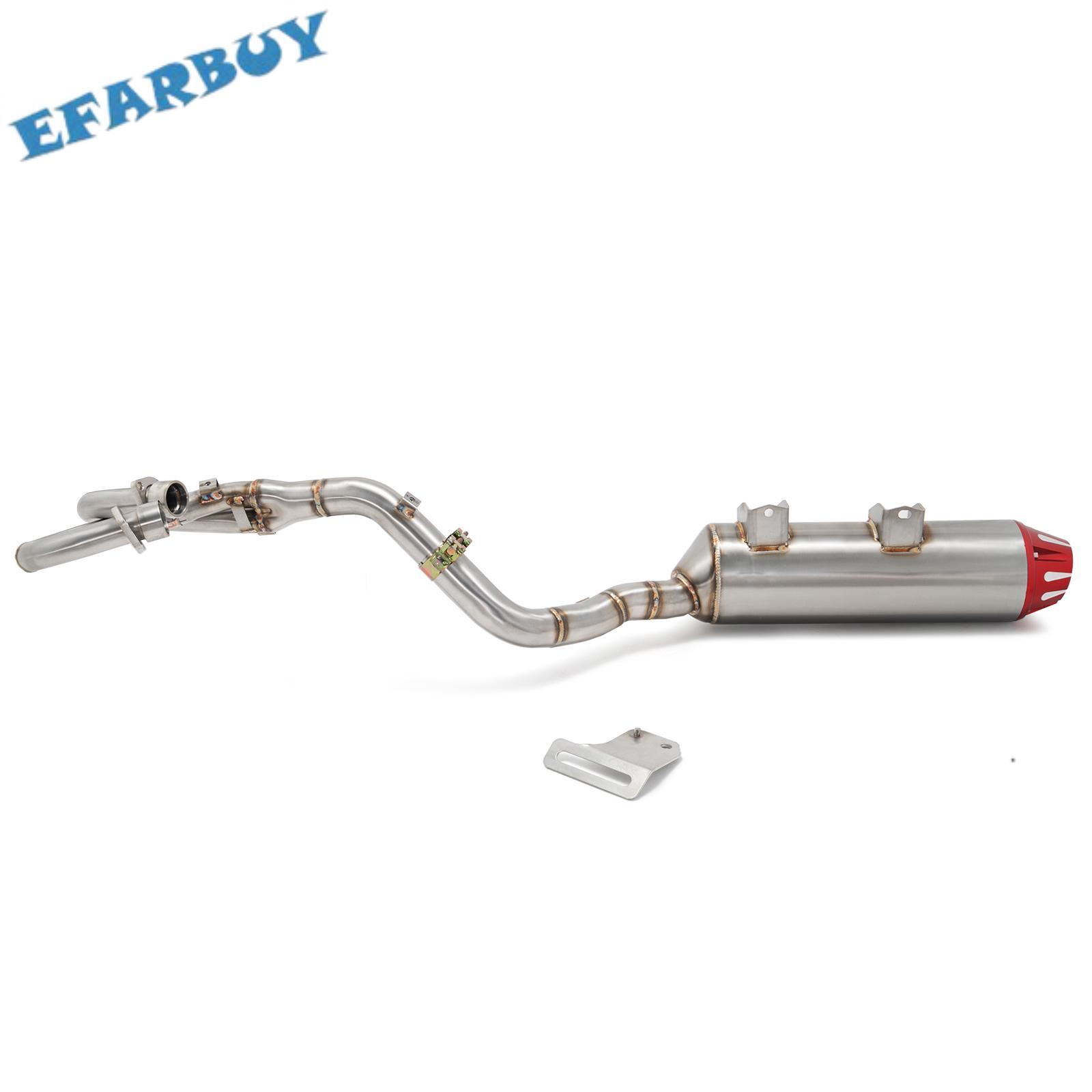 Full System Exhaust Pipe for Yamaha Raptor 700 700R YFM700RSE Aluminum Muffler