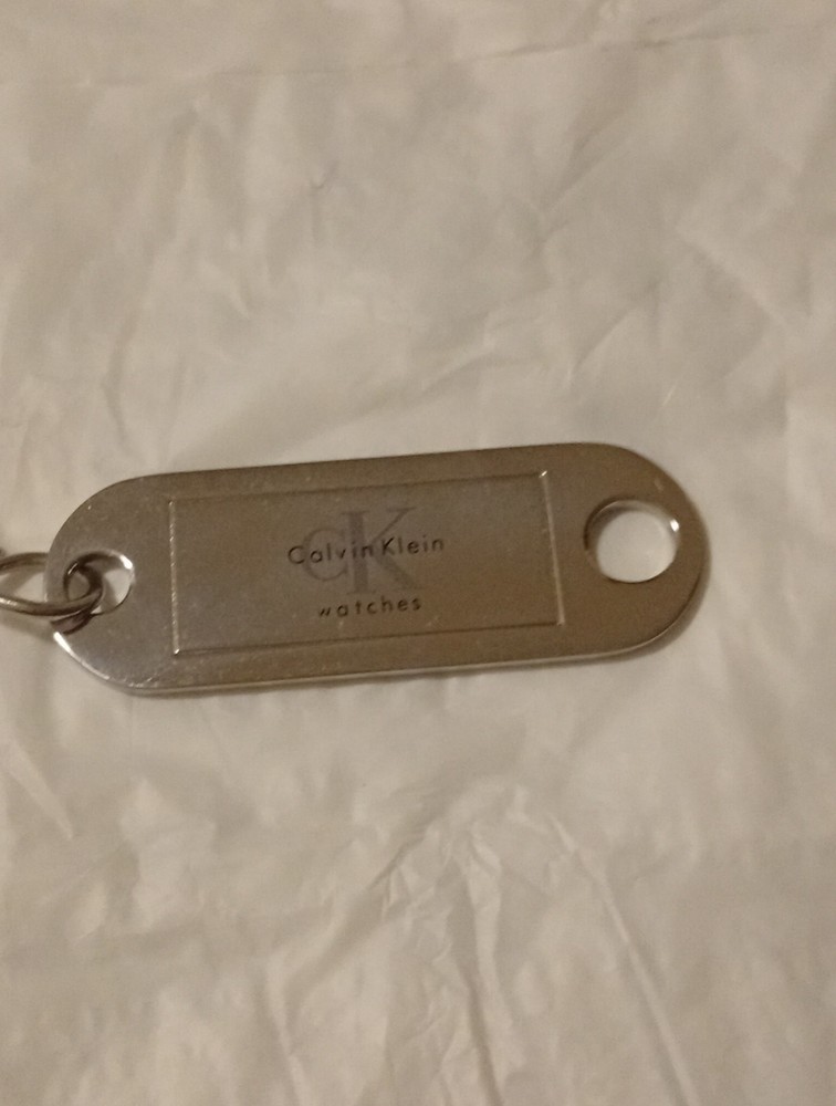 CALVIN KLEIN ORIGINAL STEEL KEYCHAIN