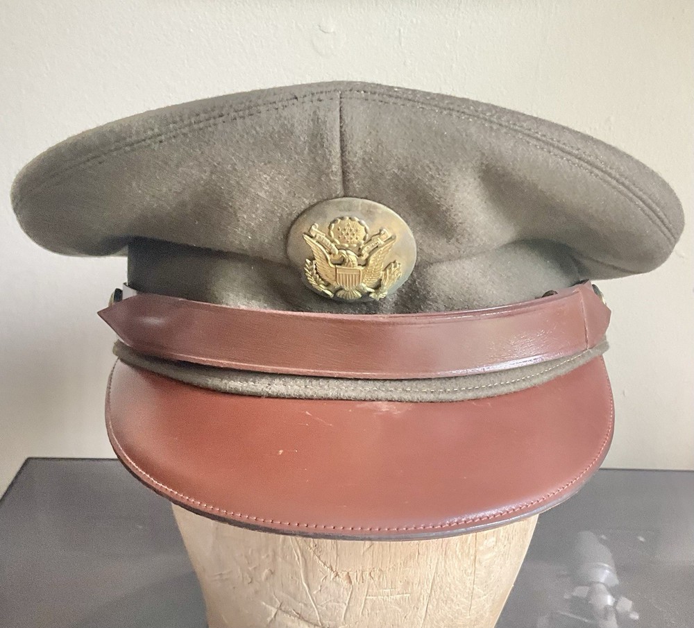WW2 US Army Enlisted Visor Cap *NICE*