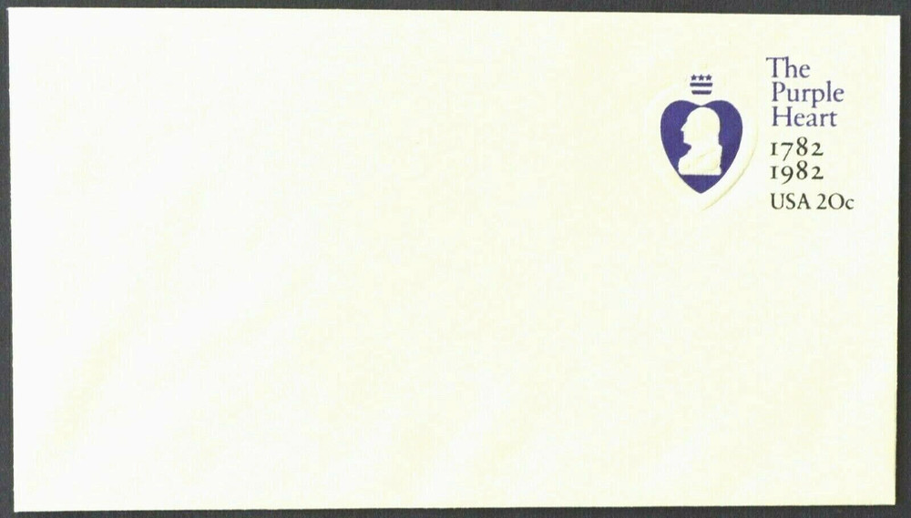 1982 US Sc. #U603 stamped envelope, 20 cent mint entire, excellent shape