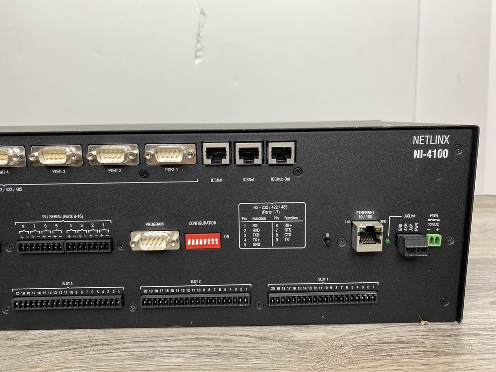 AMX Netlinx NI-4100 Integrated Audio Video Controller Rack-Mountable *Untested*