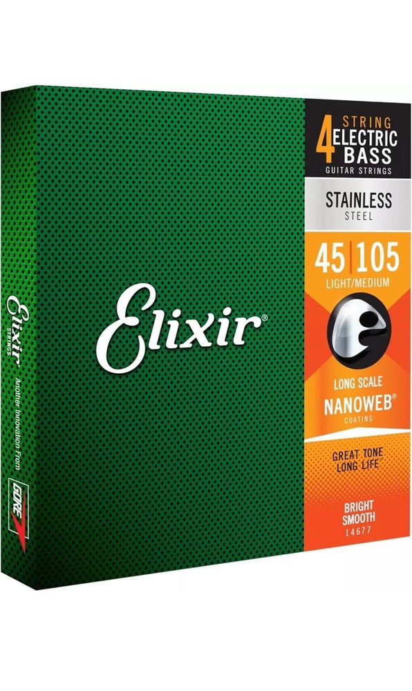 Bass Guitar Strings (14677) 45 | 105 - Bright Smooth