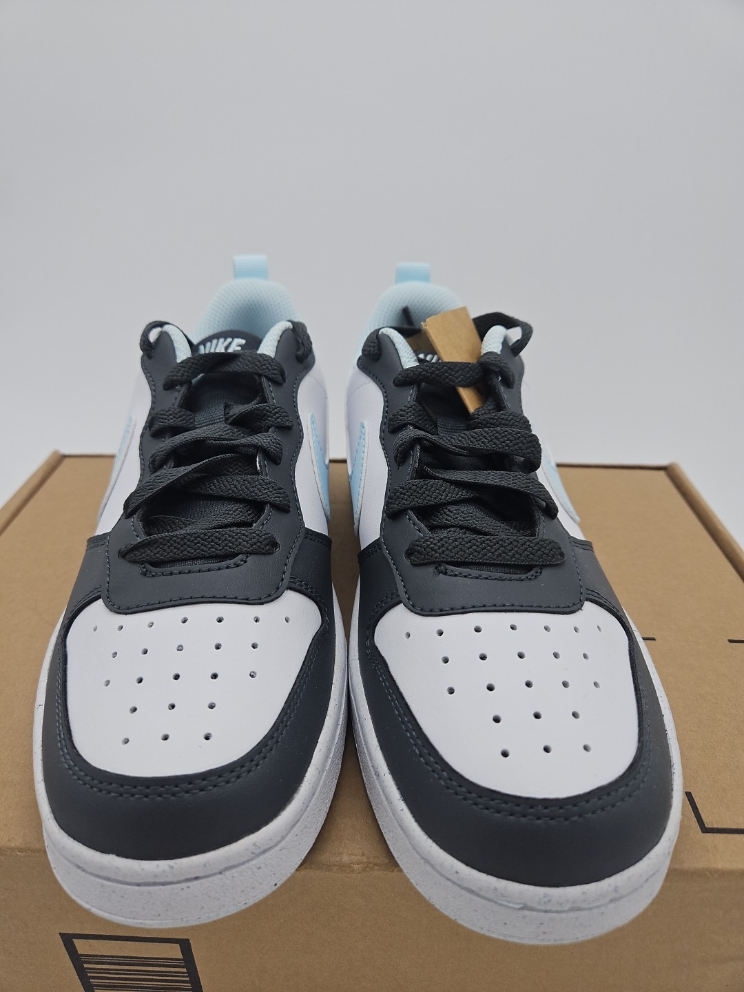 Nike Kids Court Borough Low Black Glacier Blue