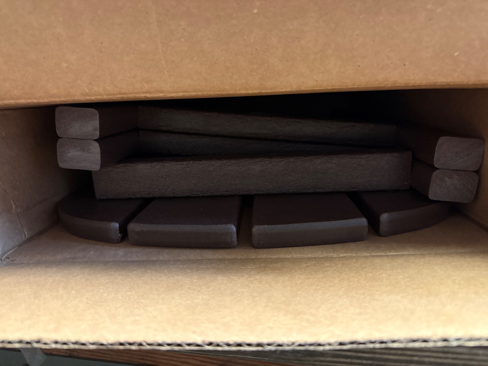 POLYWOOD SBT18MA South Beach 18" Outdoor Side Table, Mahogany