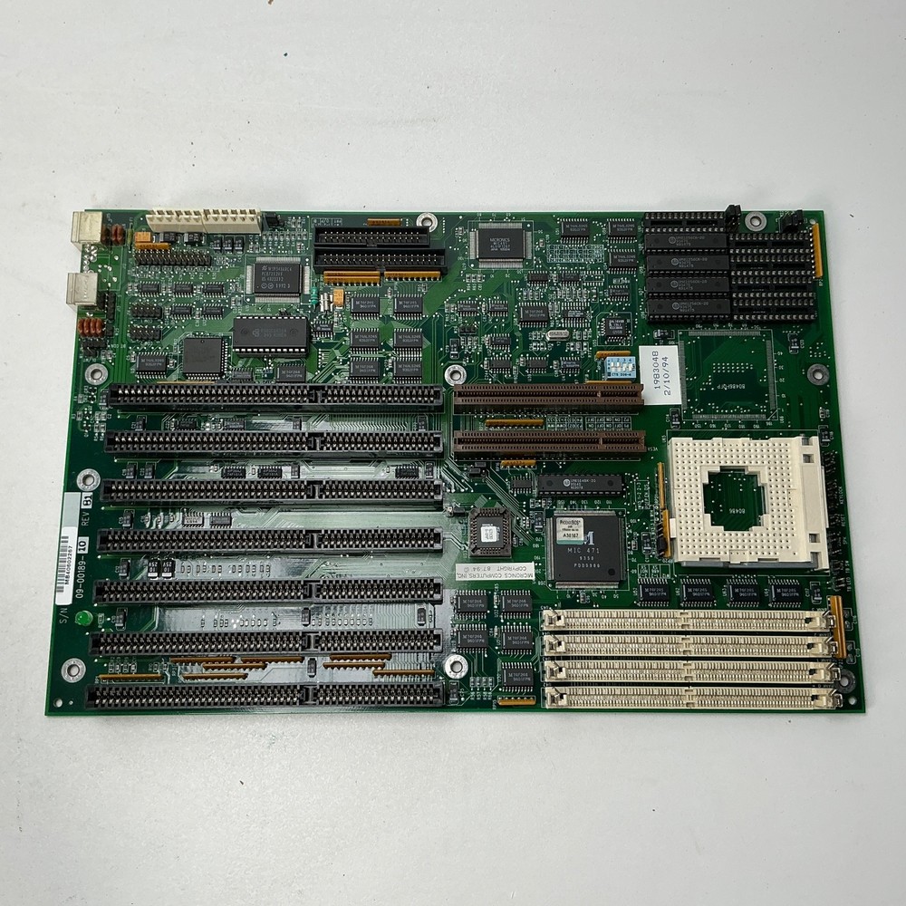 Micronics 09-00189-10 Computer Board for Vintage PC