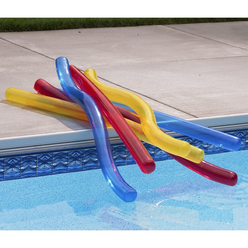 Water Worms Inflatable Pool Noodles (6 Pack)