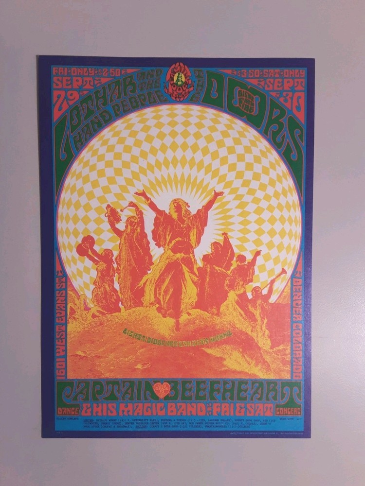 FD-84 postcard / The Doors / Captain Beefheart