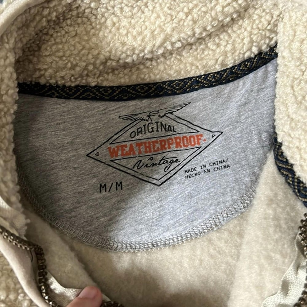 Weatherproof Fleece Quarter Zip Size Medium