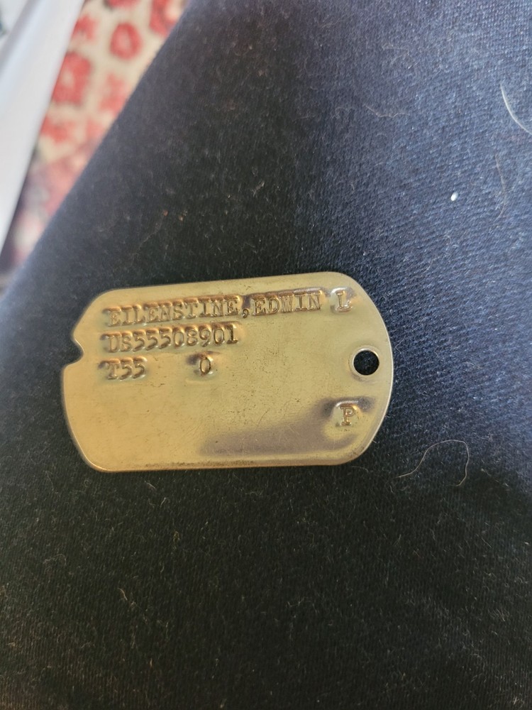 WWII 1944 Army Dog Tag T44