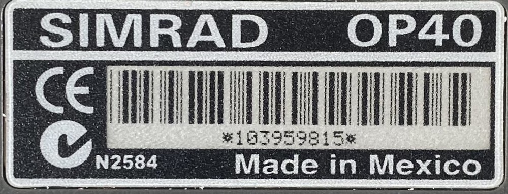 Simrad OP40 For SIMRAD NSO Processor Updated Software~ Good