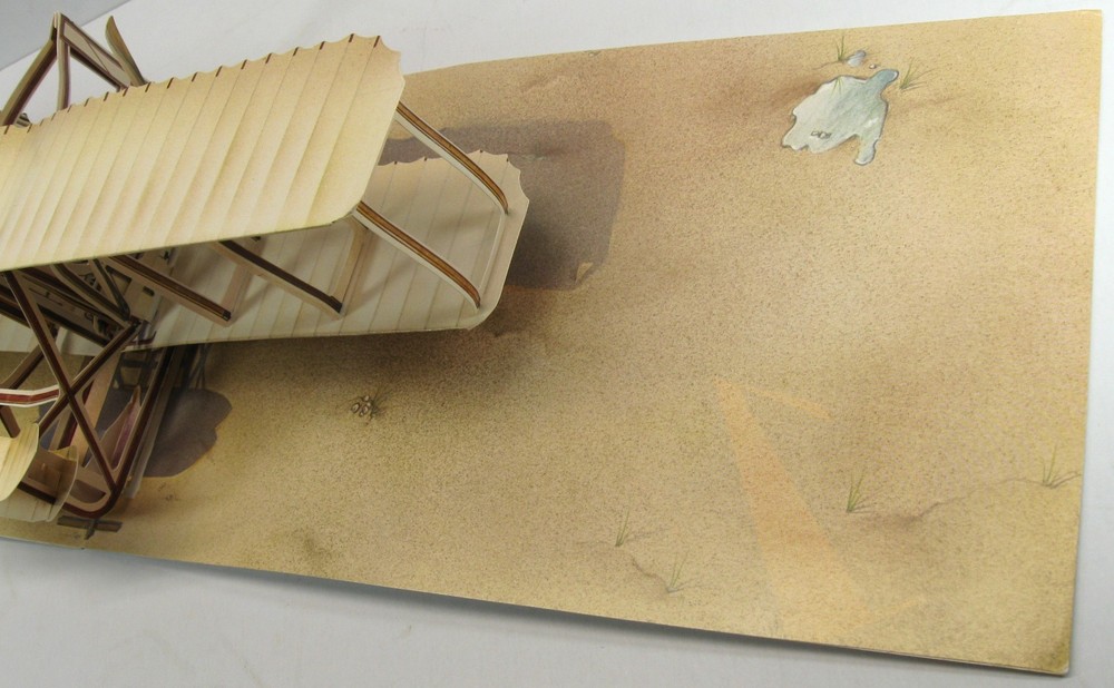 c. 1981 "Wright Flyer Pop-Up", "Kitty Hawk 1903", by Popsites