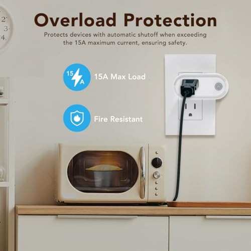 Z-Wave Plus Smart Mini Plug-Pack, Compact Z-Wave Outlet for Home Automation, 3