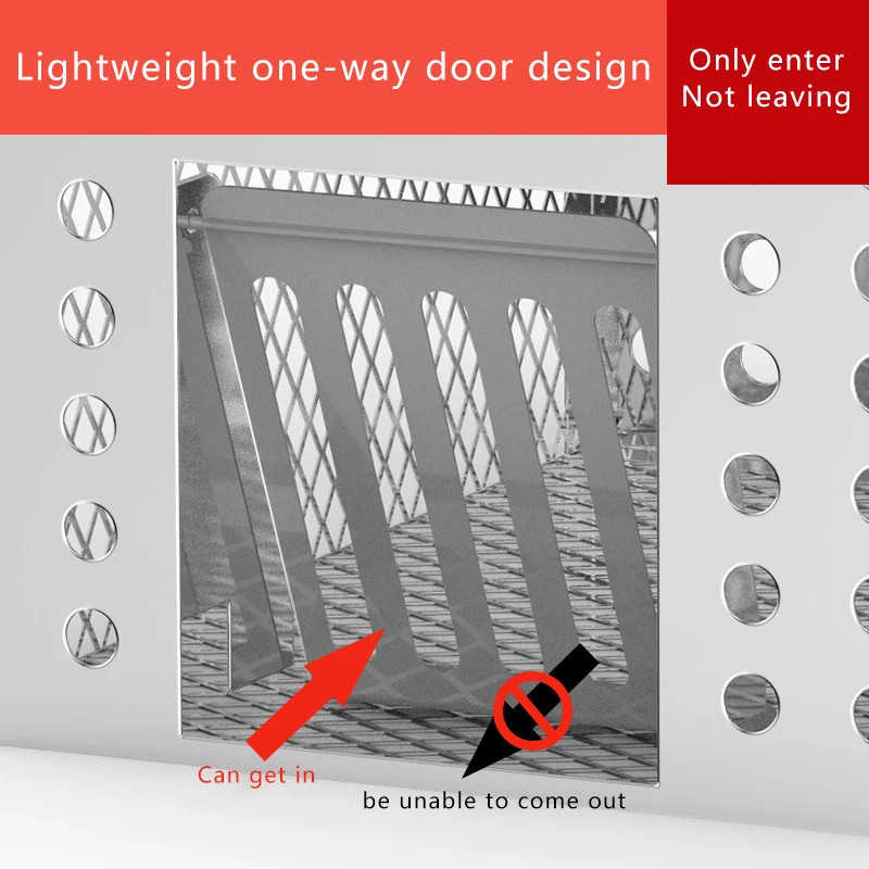 Automatic Mousetrap Reusable Continuous Catch Rat Trap Home Garden